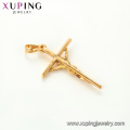 33344 Xuping custom jewelry wholesalers in China fashion gold cross pendant with price